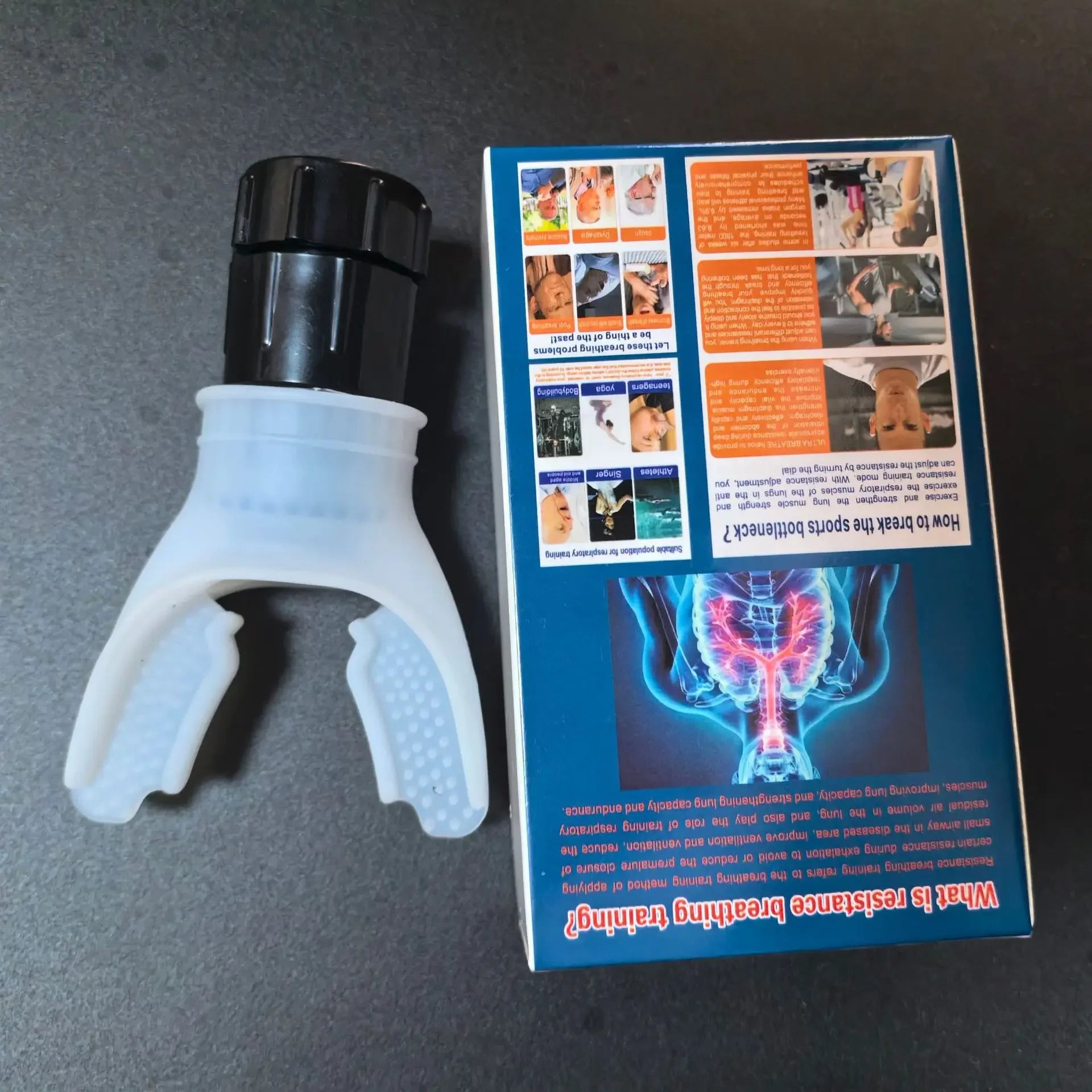 Adjustable Breathing Trainer – Lung Capacity & Core Strength