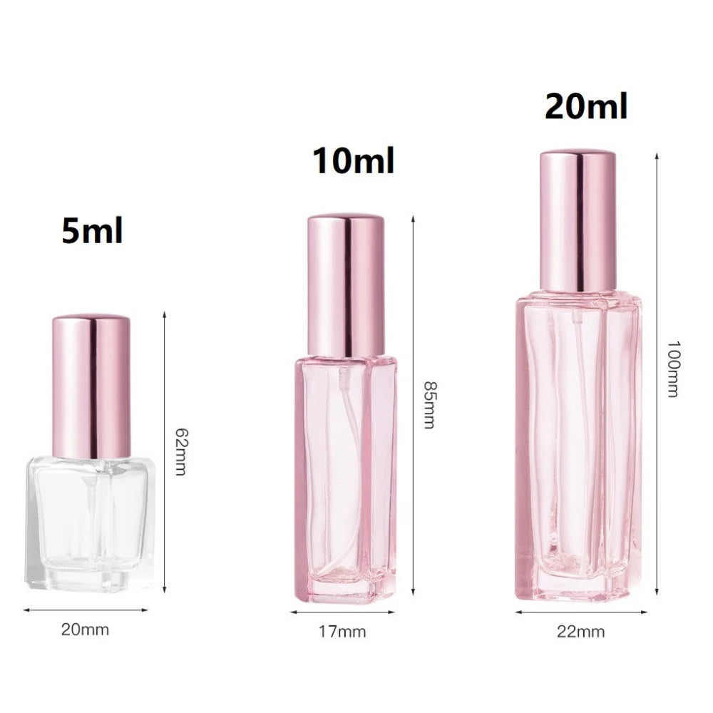 5ml / 10ml / 20ml Perfume Spray Bottle Vacuum Glass Atomizer, Which Can Be Refilled With Original Liquid and Stored for Travel. Zpaxo