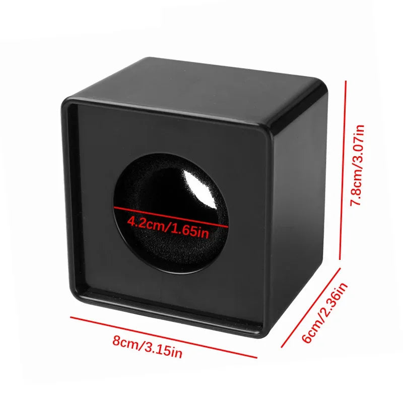 Microphone Flag Station Cube ABS Square Flags Interview Mic Logo Mark Zpaxo