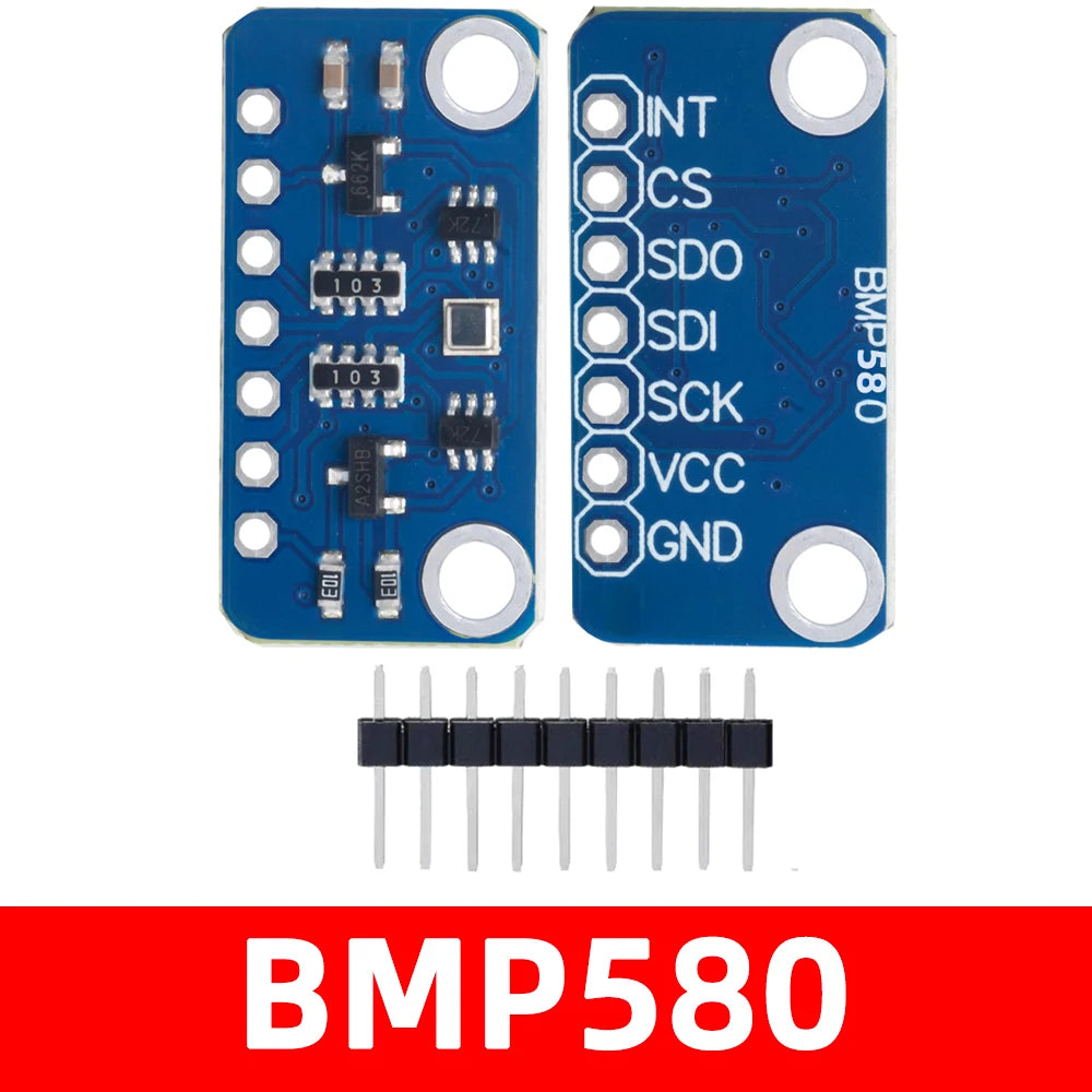 BMP390 bmp580 High Precision Atmospheric Pressure Sensor Module I2C SPI Interface Compatible With For Arduino And STM32 Zpaxo bmp580