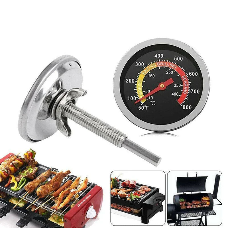 Instant Read Oven Thermometer for Kitchen Home Baking Household Cooking Temp Gauge 0-400℃ BBQ Smoker Grill Thermometer Zpaxo