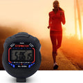 Multi-function Electronic Stopwatch Sports Timer LCD Display Handheld