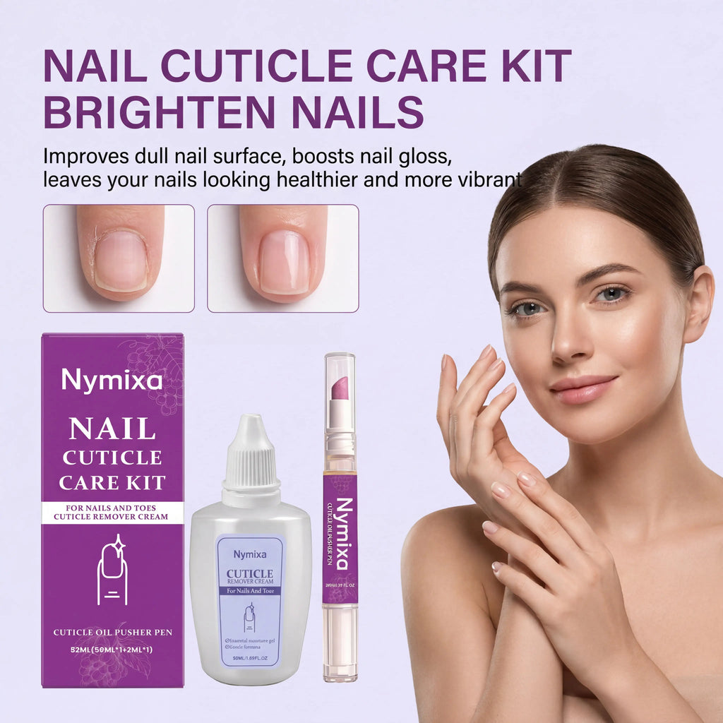 Nail Care Set Portable Cuticle Oil Pen Flaky Skin Care Stabilizing Restoring Soothing Redness Daily Grooming Kit Hand Foot Use Zpaxo
