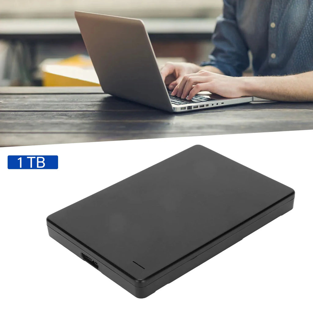 2.5in External Hard Drive Portable USB3.0 5Gbps High Speed Ultra Slim Metal External Hard Drive for Win for OS Zpaxo