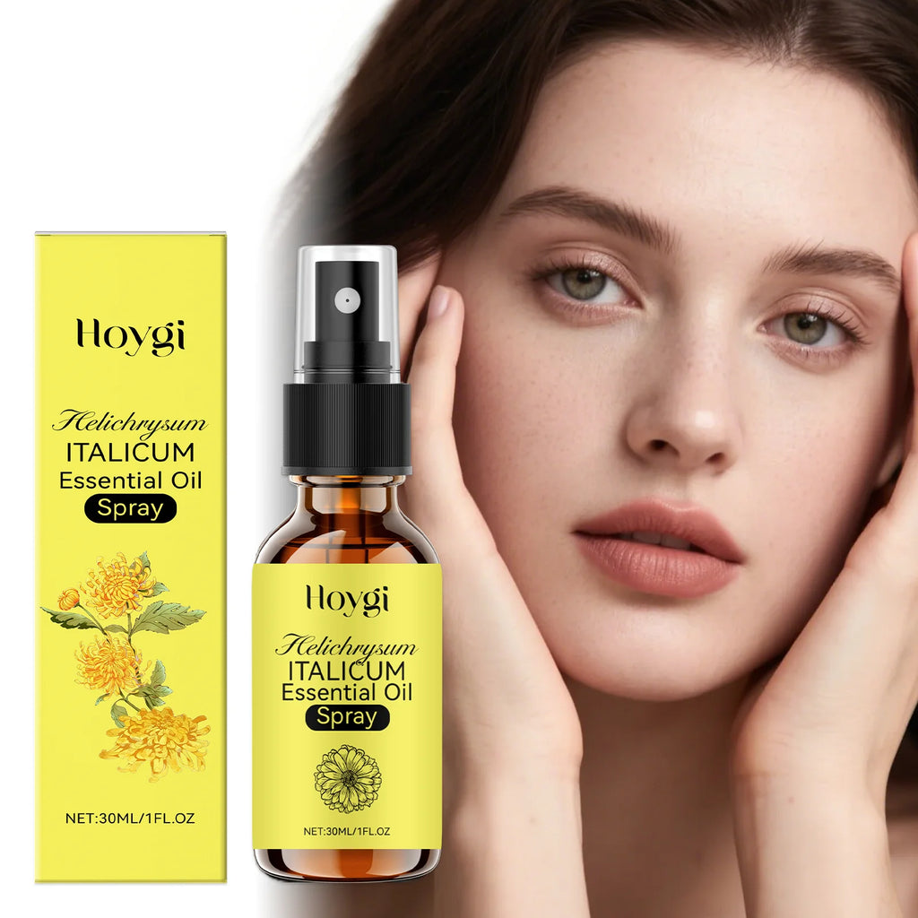 Helichrysum Facial Body Mist Spray for Dry Skin Lightweight Hydrating Oil Spray with Jojoba Oil Winter Skincare Care for Women Zpaxo