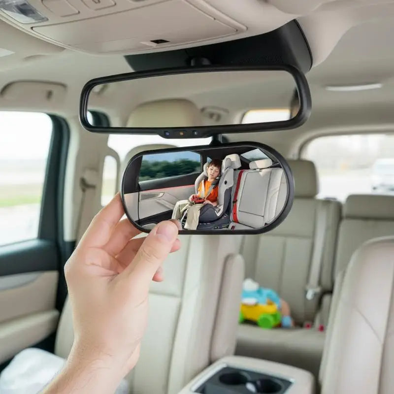 Baby Car Mirror – 360° Rotatable Wide View Safety Mirror