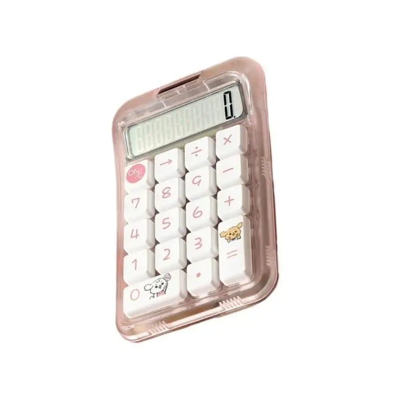 652F High appearance portable Transpicuous shell Capibala small sugar calculator Zpaxo