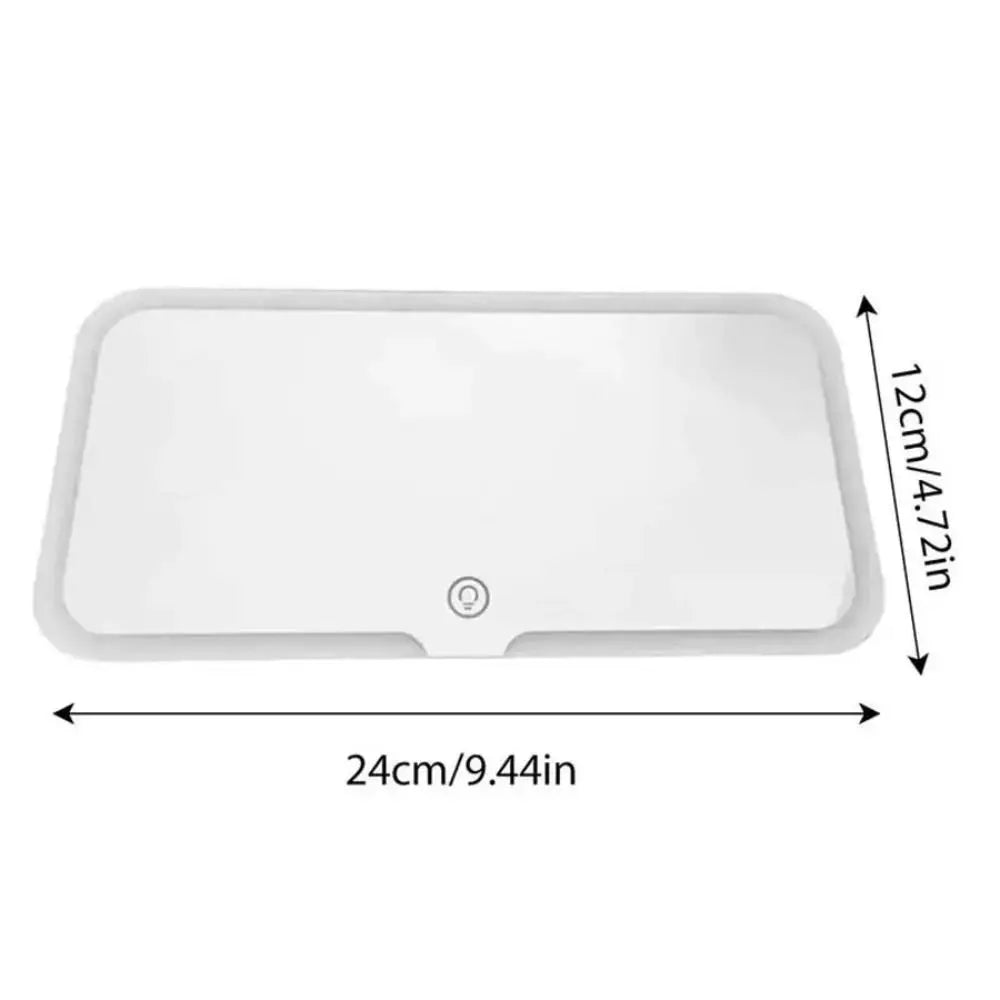 Three Gear Adjustment Sun Visor Vanity Mirror Dimmable Touchscreen Auto Vanity Mirror Makeup Mirror Charging Vanity Mirrors Zpaxo