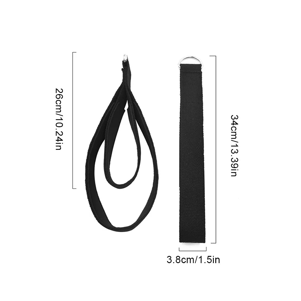 Pilates Straps Double Loop D-ring Exercise Yoga Strap Accessories