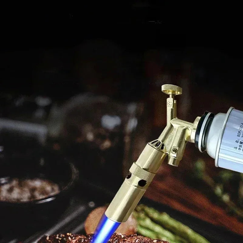 Outdoor Welding Gas Torch Butane Burner Camping BBQ Flame Lighter Kitchen Welding Equipment Portable Flame Thrower Zpaxo
