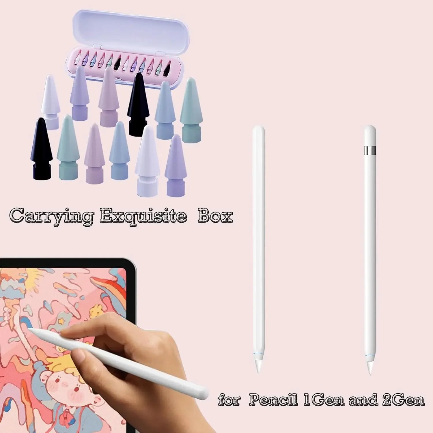 Pencil Tips Apple 1st 2nd Generation Ipencil Sensitivity Nibs Zpaxo