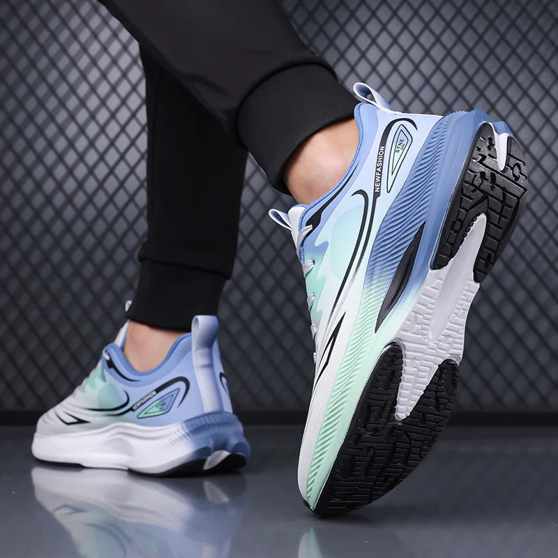 Men's Sneakers Shoes Casual Luxury Trainers Race Running Breathable
