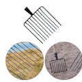 Pitchfork Tool Replacement Head, Agricultural Fork for Garden Tasks 9 teeth Steel Stall Shaving Fork for Lawns Road Maintenance Zpaxo 10 Teeth