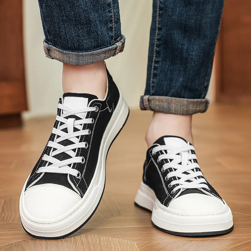 Men's Casual Sneakers Luxury Trainer Shoes Breathable Race Running