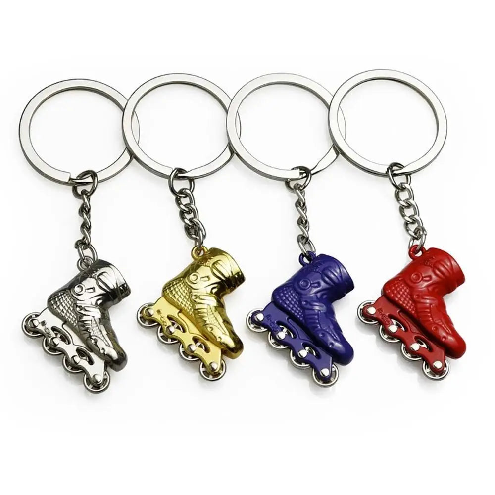 Accessaries Party Gift Skate Keyring Bag Holder Car Key Ring Skating Pendant Key Chain Single row skating Skate Key Chain Zpaxo