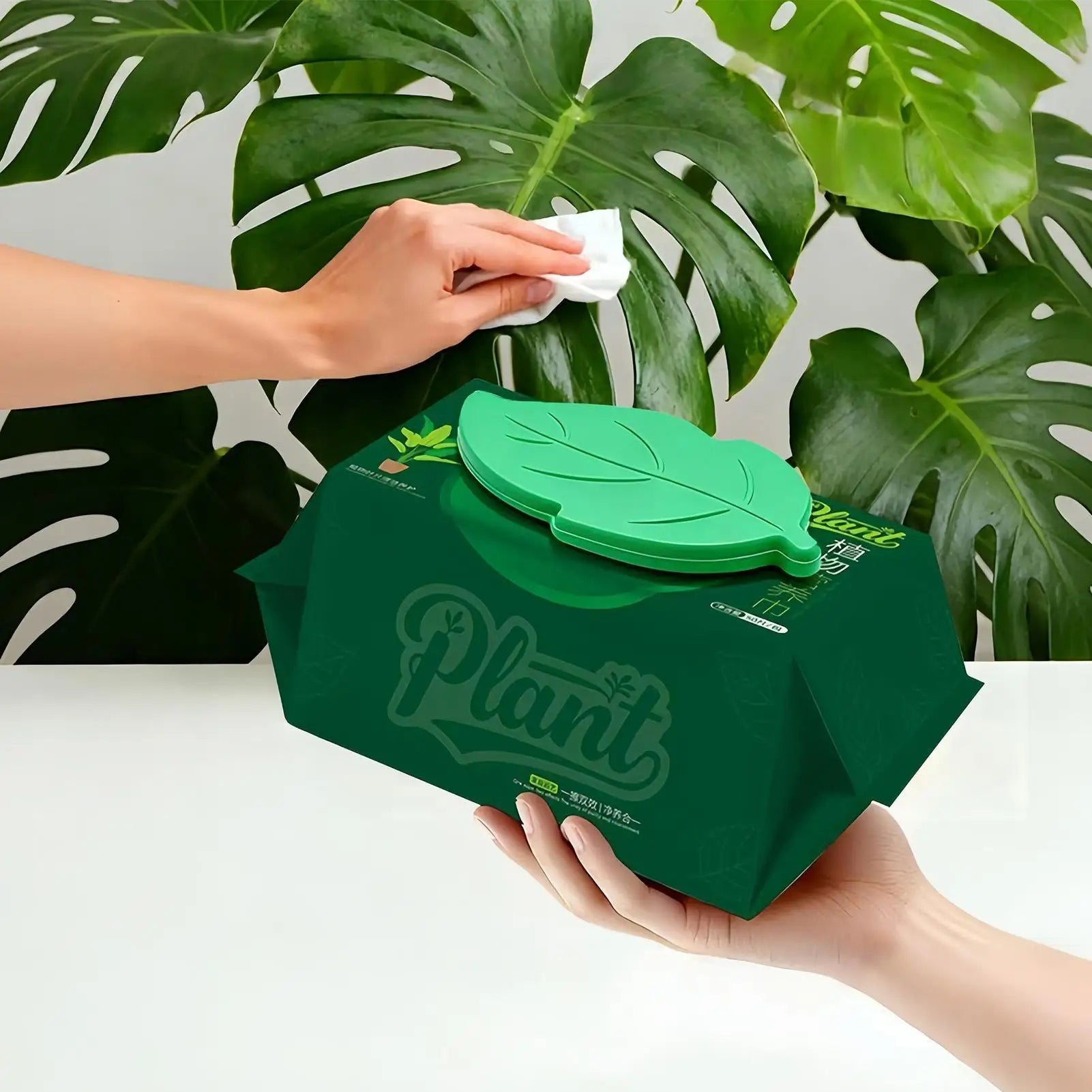 Plant Leaf Cleaning Wipes 50 Instant Dust Removal Shine Potted Plants