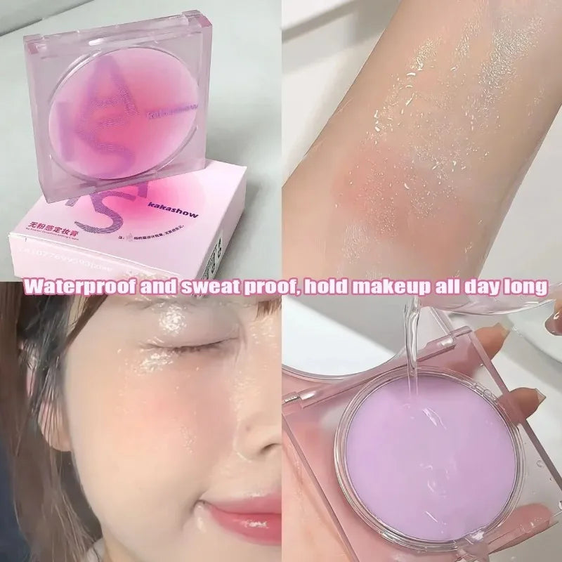 Non-powder Setting Cream Waterproof Face Oil-control Makeup Full