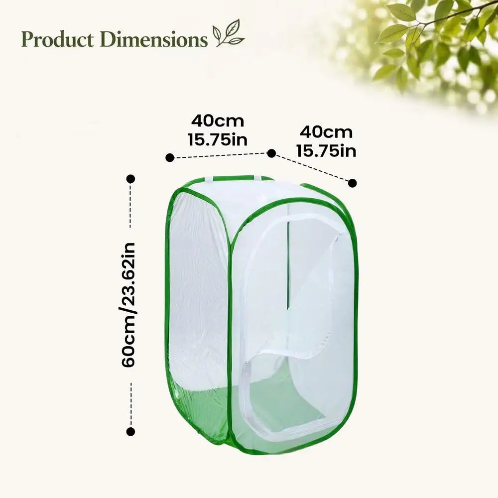 Foldable Plant Protector Mesh Cover | Anti-Frost Garden Netting Garden Plant Cover Zpaxo 40x40x60cm