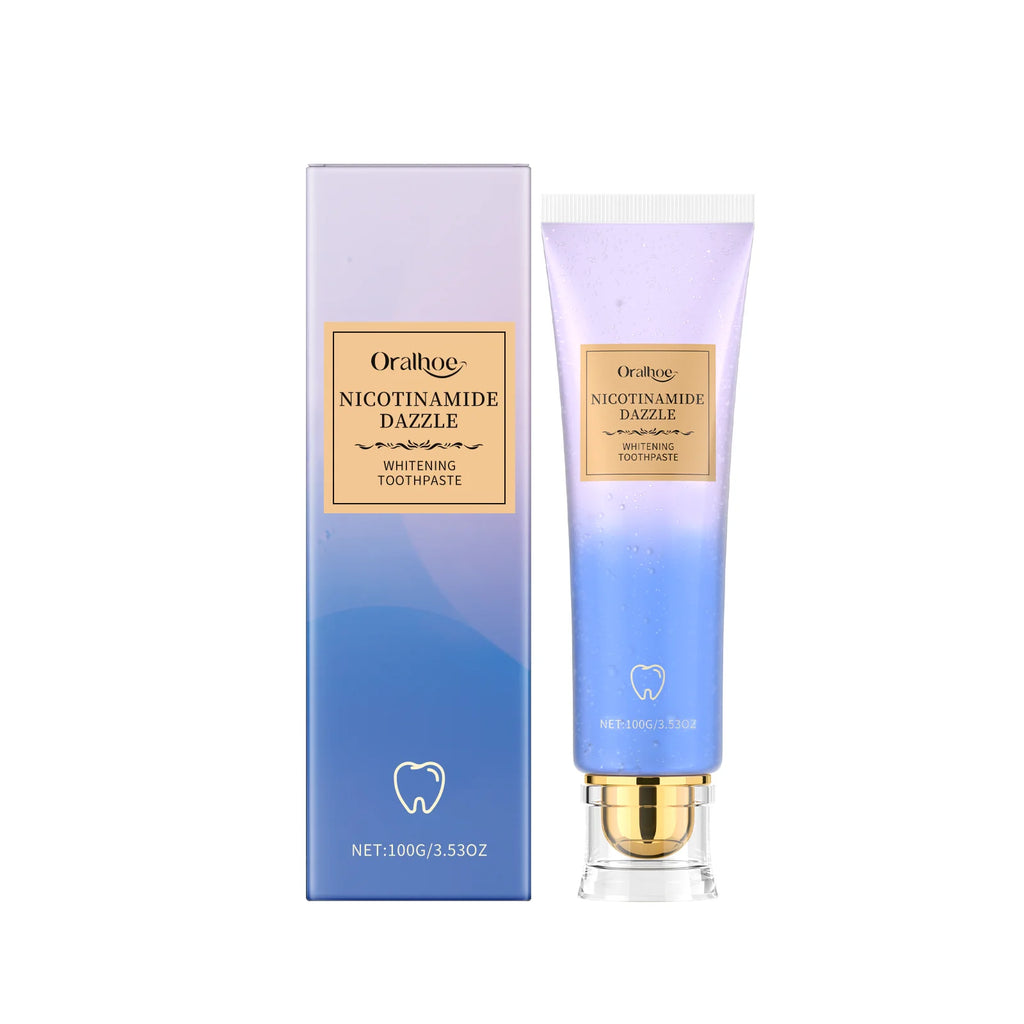 Oralhoe Niacinamide Whitening Toothpaste – Fluoride-Free, 100g Whitening Toothpaste Zpaxo 100g boxed