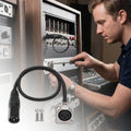 3Pin Pass Through Connector Male To Female XLR Pass Through Cable No Solder with Mounting Screws for Pro Audio Installation Zpaxo China Mainland