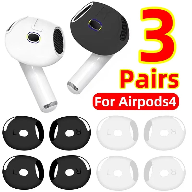 Soft Silicone Anti-slip Ear Covers Apple Airpods 4th Generation Ultra
