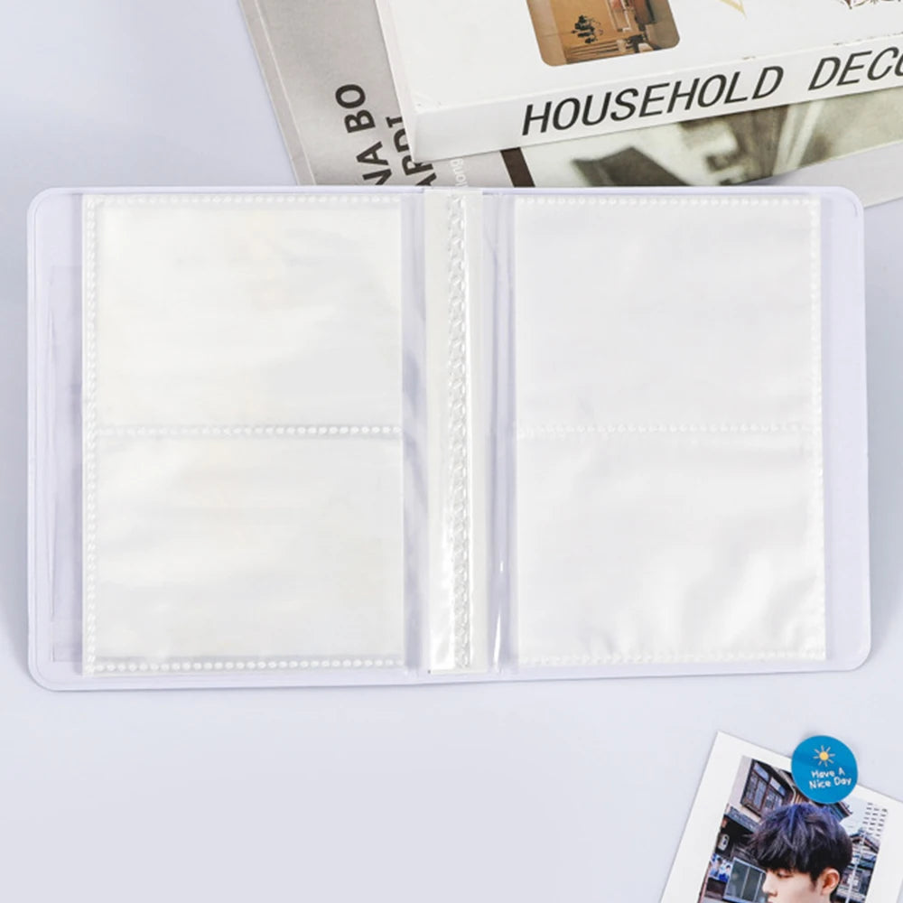 36/64Pockets Photocard Binder Photo Album Kpop Photocard Storage Collect Holder Heart Hollow Book Zpaxo