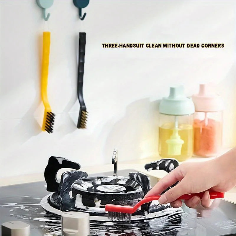 5-Piece Kitchen Cleaning Brush Gas Stove Scraper Wire Oil Dirt