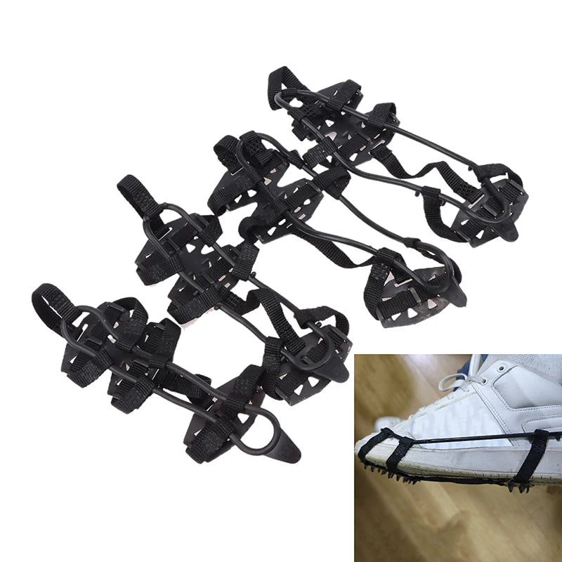 Hiking Ice Grips 24 Teeth Climbing Shoe Spikes Chain M L Crampons Zpaxo