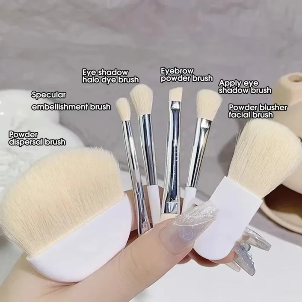 Soft Bristles Mini Makeup Brush Blending Multiple Heads Cosmetic Zpaxo