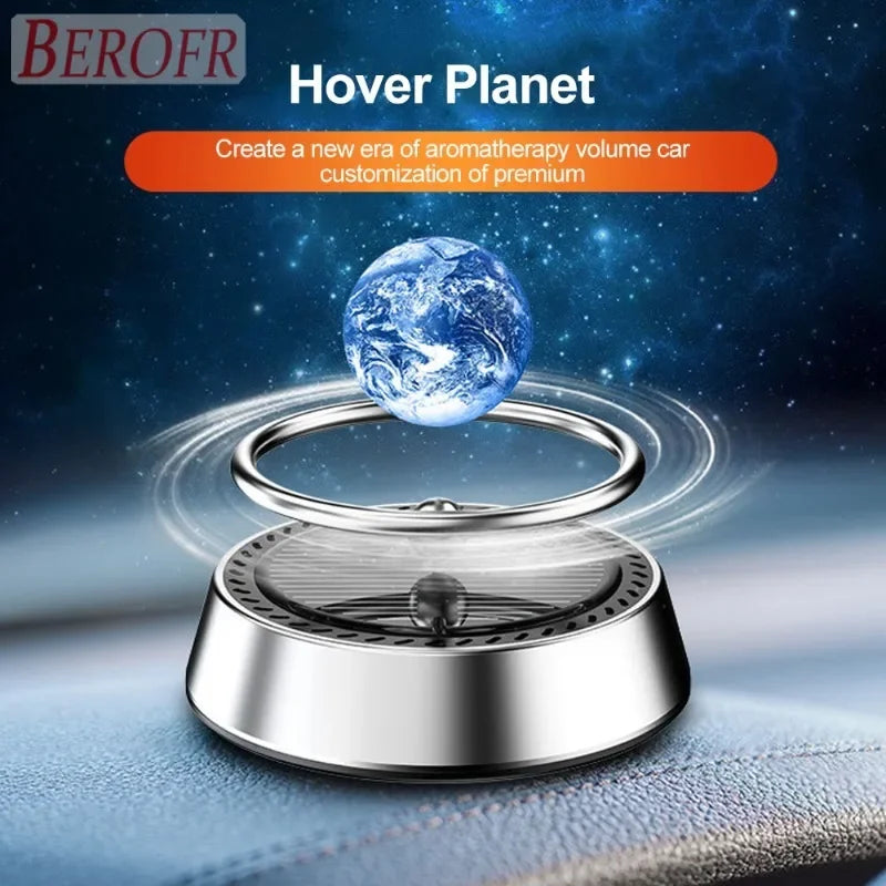 Solar Energy Car Air Freshener Galaxy Planet Earth Mars Aromatherapy Diffusing Ornament Interior Perfume Creative Decoration Zpaxo