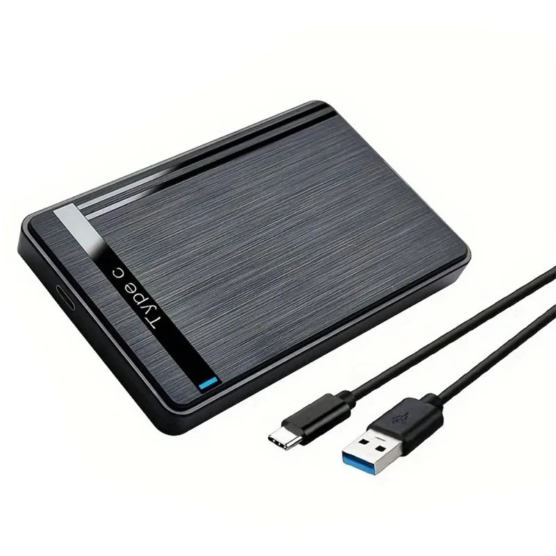 2.5 Inch External Hard Drive Enclosure USB 3.0/2.0/Type C to SATA Hard Disk Case SSD External Storage HDD Enclosure For Computer Zpaxo
