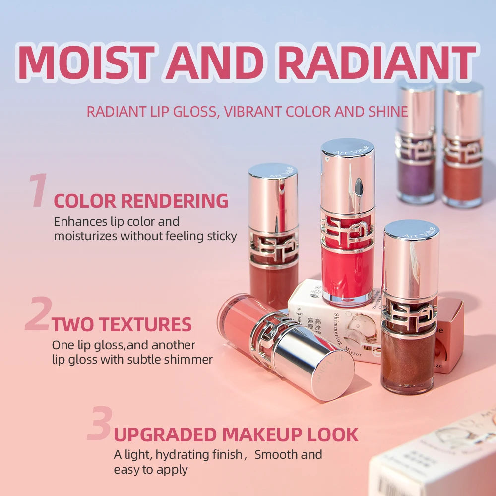 Jelly Lip Gloss Moisturizing Glossy Easy Apply Enhancement Silky