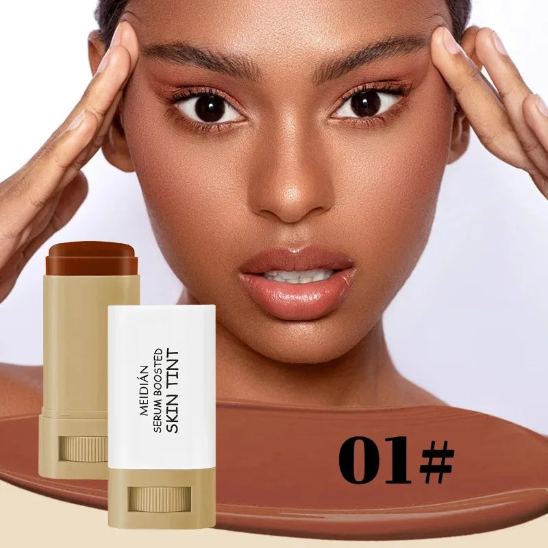 Bronze Foundation Stick Balm Serum Boosted Skin Tint Nourishing Silky