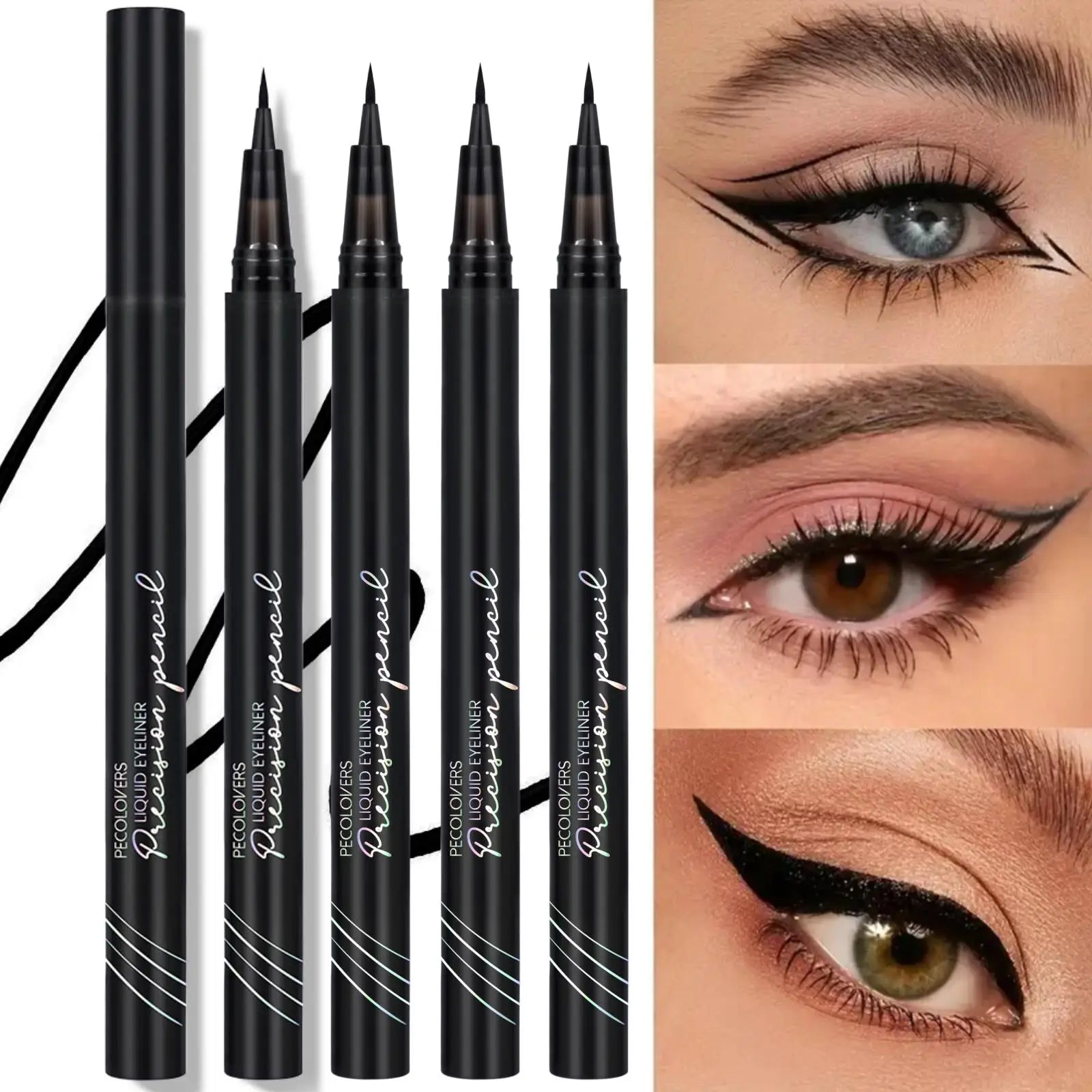 Smooth Liquid Eyeliner Tip-resistant Waterproof Quick-drying Soft Zpaxo