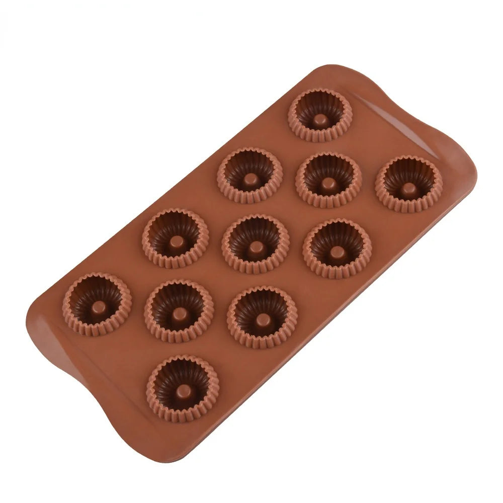 3D Mini Spiral Shape Silicone Cake Mold Mousse Dessert Baking Chocolate Donuts Bakeware Pastry Mould Zpaxo