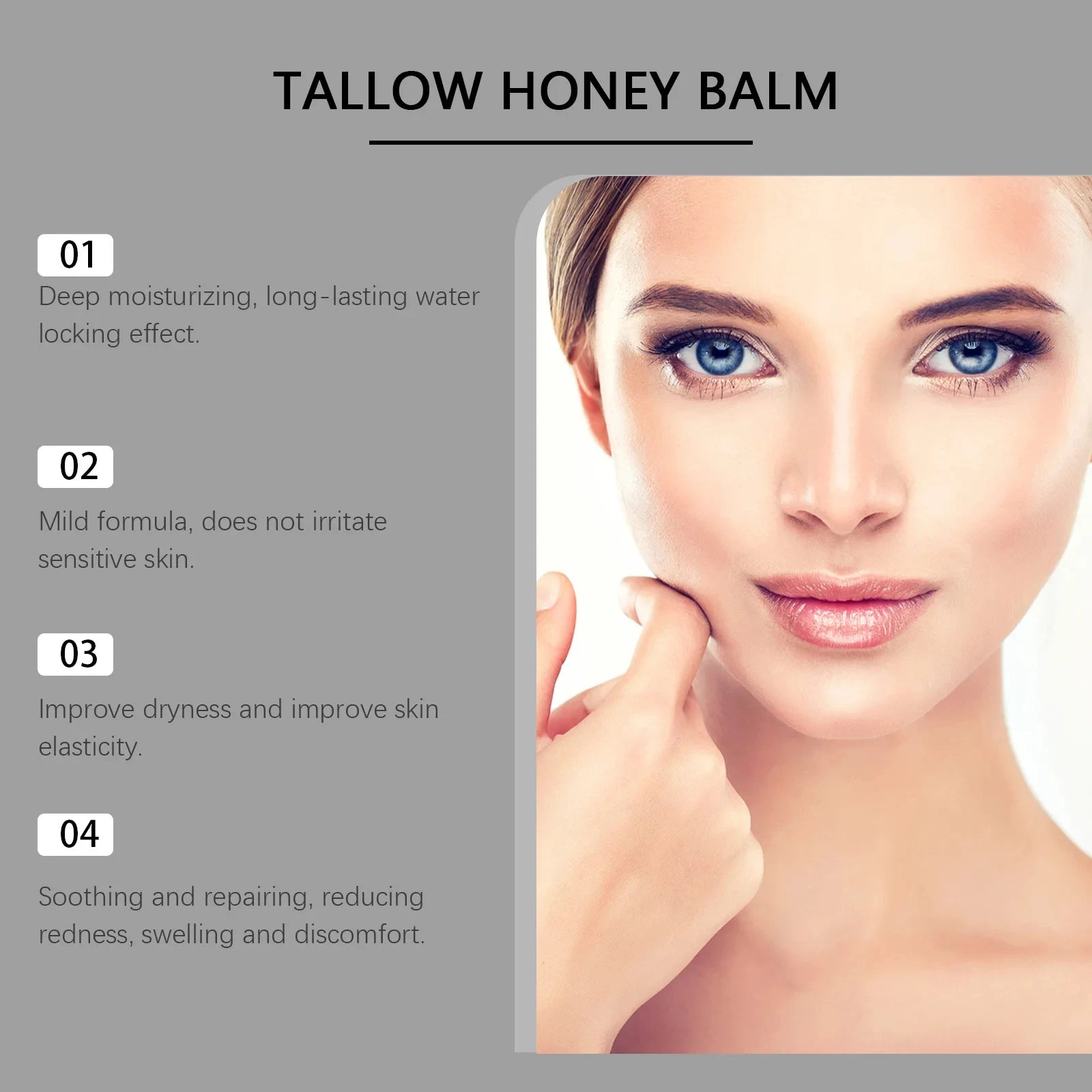 Hoygi Tallow Honey Balm – Firming & Hydrating Moisturizer 100g Skin Moisturizer Balm Zpaxo