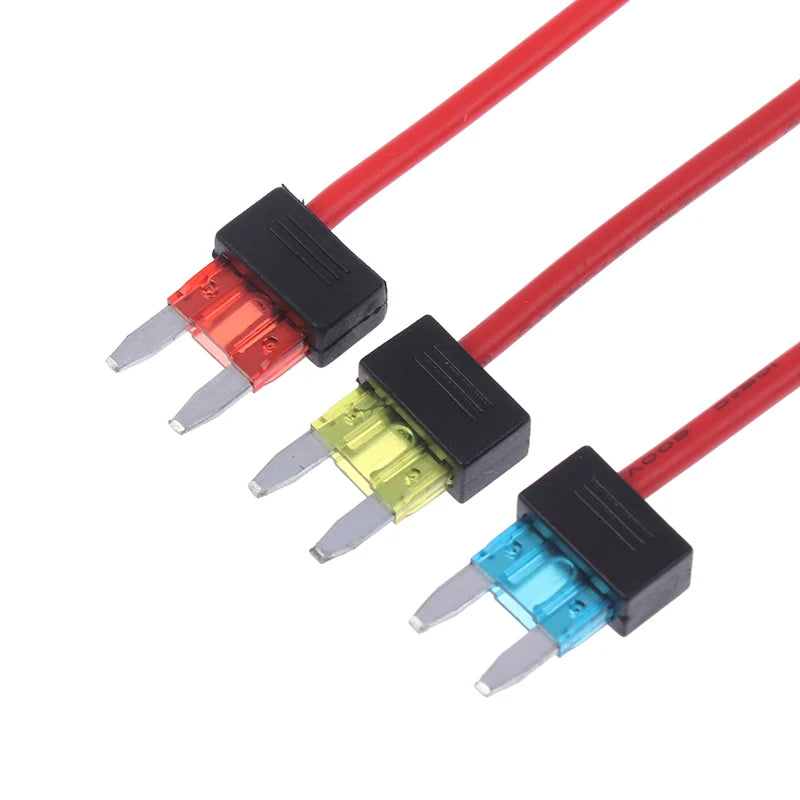 1PC Car Fuse Holder Add-a-circuit TAP Adapter Mini ATM APM Blade MINI Simple Safety Device 12V 10A 15A 20A Zpaxo