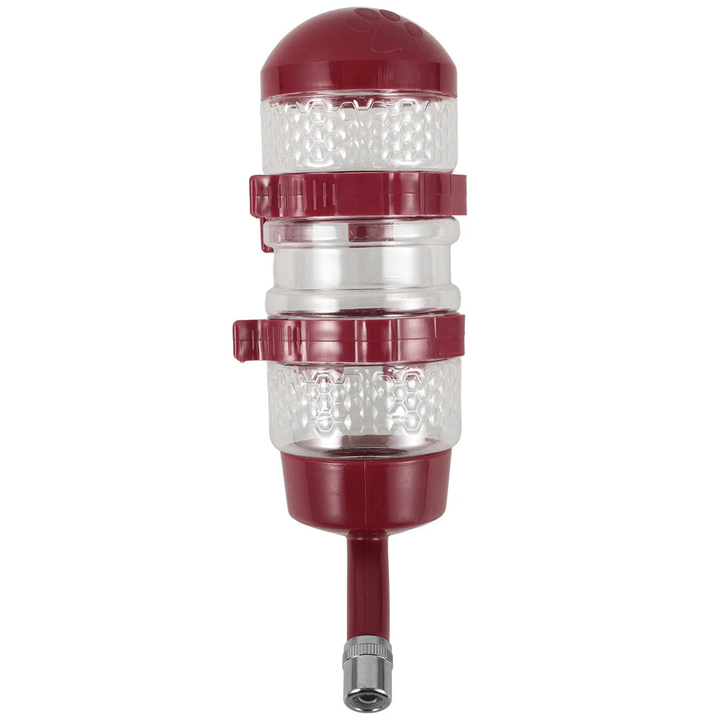 Hanging Pet Water Dispenser Dog Cat Cage Automatic Gravity Feed