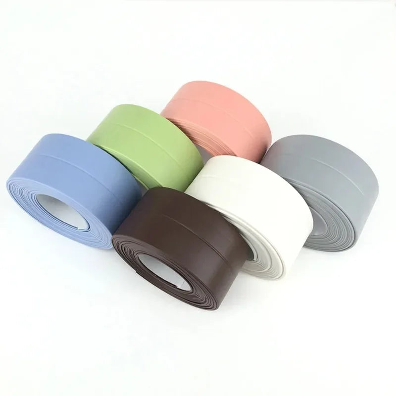1 Roll of Kitchen Anti-mold and Waterproof Tape, Moisture-proof Kitchen and Bathroom Sink Gap, Beautiful Seam Toilet Sticker, Co Zpaxo