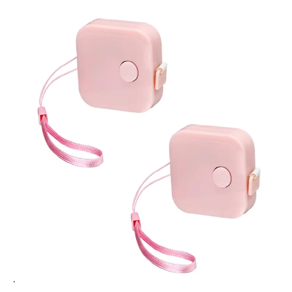 1 5m Small Tape Measure Portable Plastic Weight Management Medical Zpaxo pink 2pc 1.5M