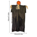 2023 Halloween Hanging Pumpkin Scarecrow Glowing Eyes Scary Voice