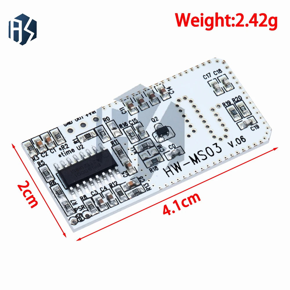 HW-MS03 2 4-5 8GHz Microwave Doppler Radar Motion Sensor Zpaxo
