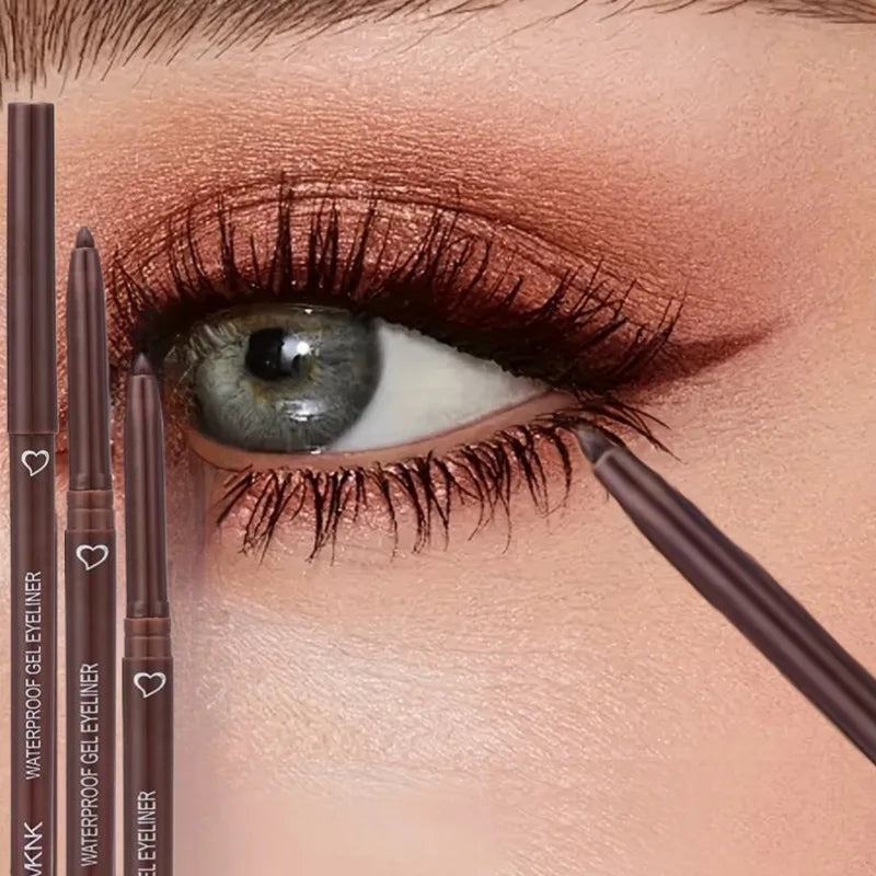 Lasting Waterproof Matte Silkworm Eyeliner Pen Not Blooming Quick Drying Eye Liner Gel Pen Eye Shadow Pen Makeup Zpaxo