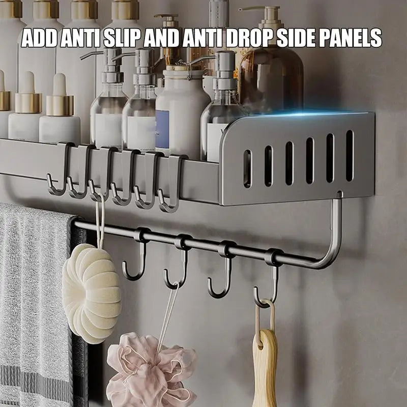 Wall Mounted Seasoning Rack Drill-Free Hang Seasoning Rack Shelf for Wall Wall-Mounted Seasoning Organizer Kitchen Rack for over Zpaxo