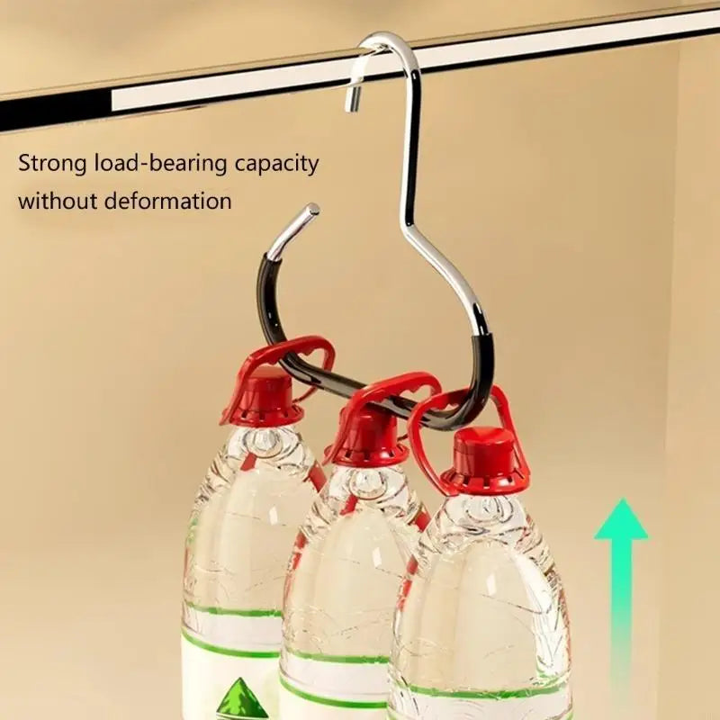 Multipurpose Metal Scarf Belt Hangers Wardrobe Nonslip Design