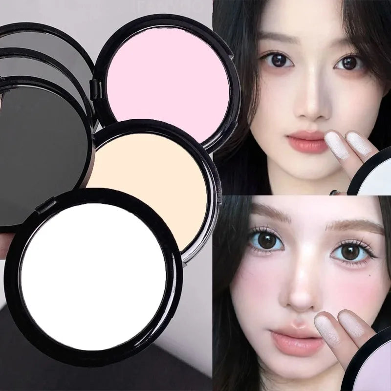 Transparent White Pressed Powder Oil Control Silky Soft Focus