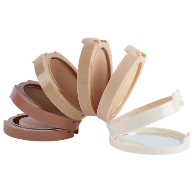 Concealer Contouring Powder, 5 Color 5 Decked Powder Tower, Brightening Skin Tone,Oil Control Makeup Loose Powder Setting Powder Zpaxo