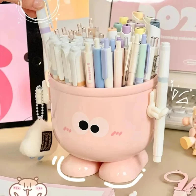 Creative Pen Holder Cute Stationery Storage Box Large Capacity