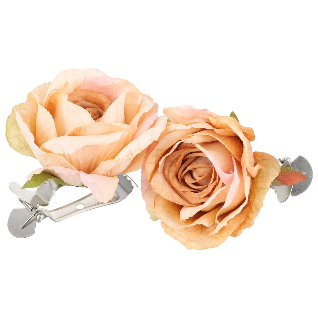 Delicate Flower Curtain Tieback Clips Compact No-drill Design Thin