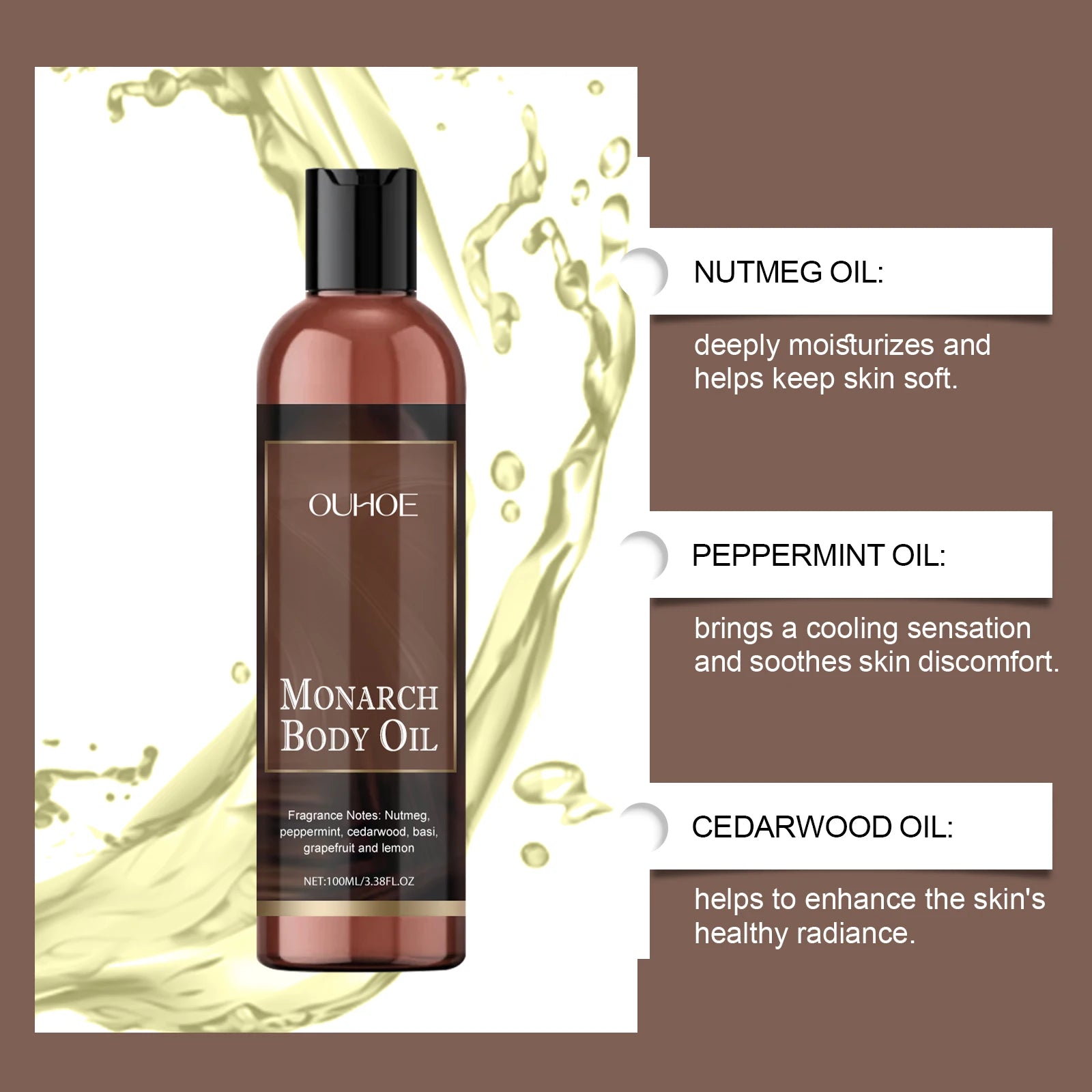 Body Moisturizing Care Cream/Oil Moisturizing the Whole Body and Caring for the Body's Delicate and Smooth Skin Body Cream/Oil Zpaxo